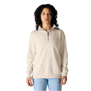 Carhartt | Women's Tencel Relaxed Fit Half Zip Sweatshirt in Oat Milk