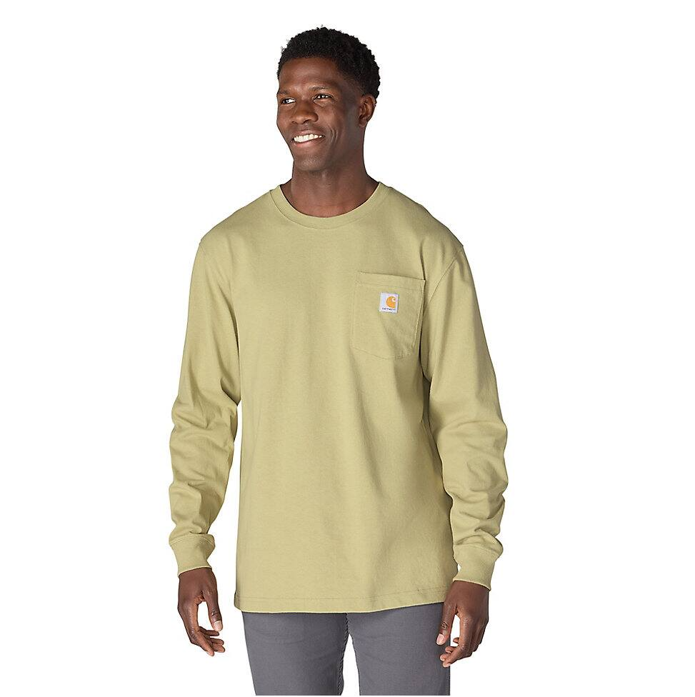 Carhartt Dearborn Loose LS T-Shirt in Faded Fatigue