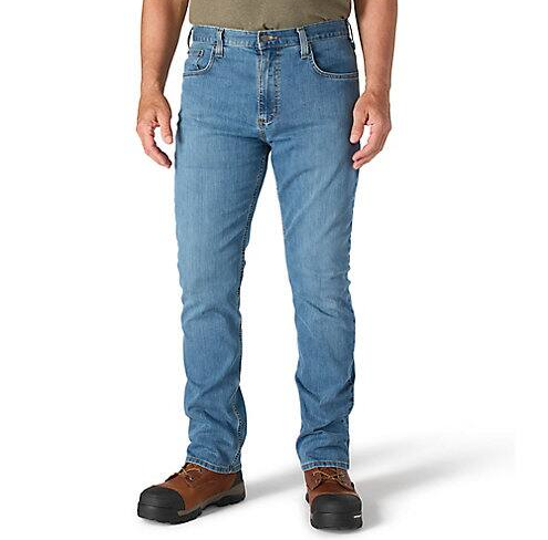 Carhartt Vaqueros Coldwater Rugged Flex de ajuste relajado con pierna recta y 5 bolsillos para hombre