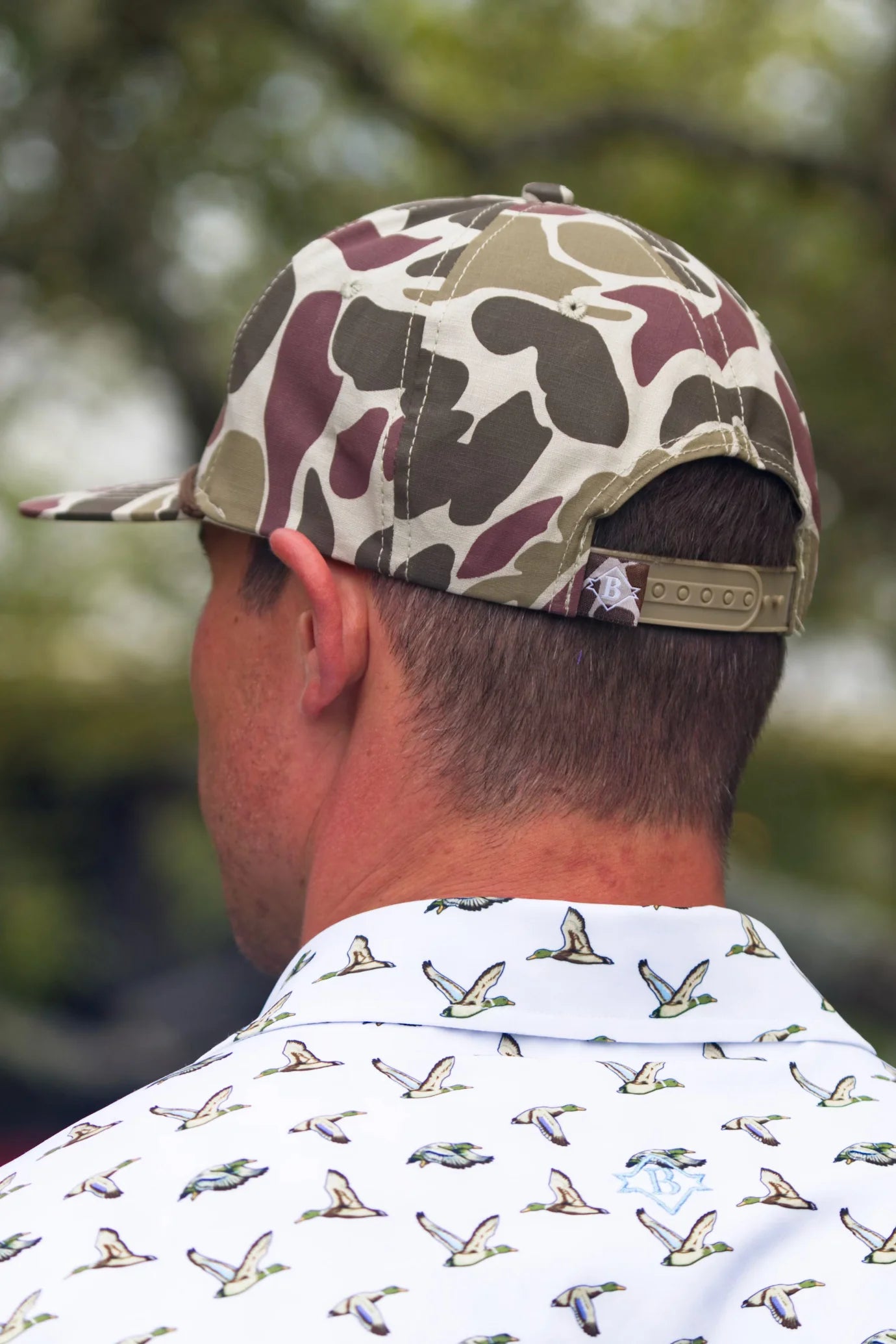 Men's Burlebo Camo Duck And Dog Cap