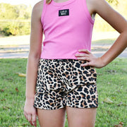 LuLu Mac Kid's Leopard Boxer Shorts