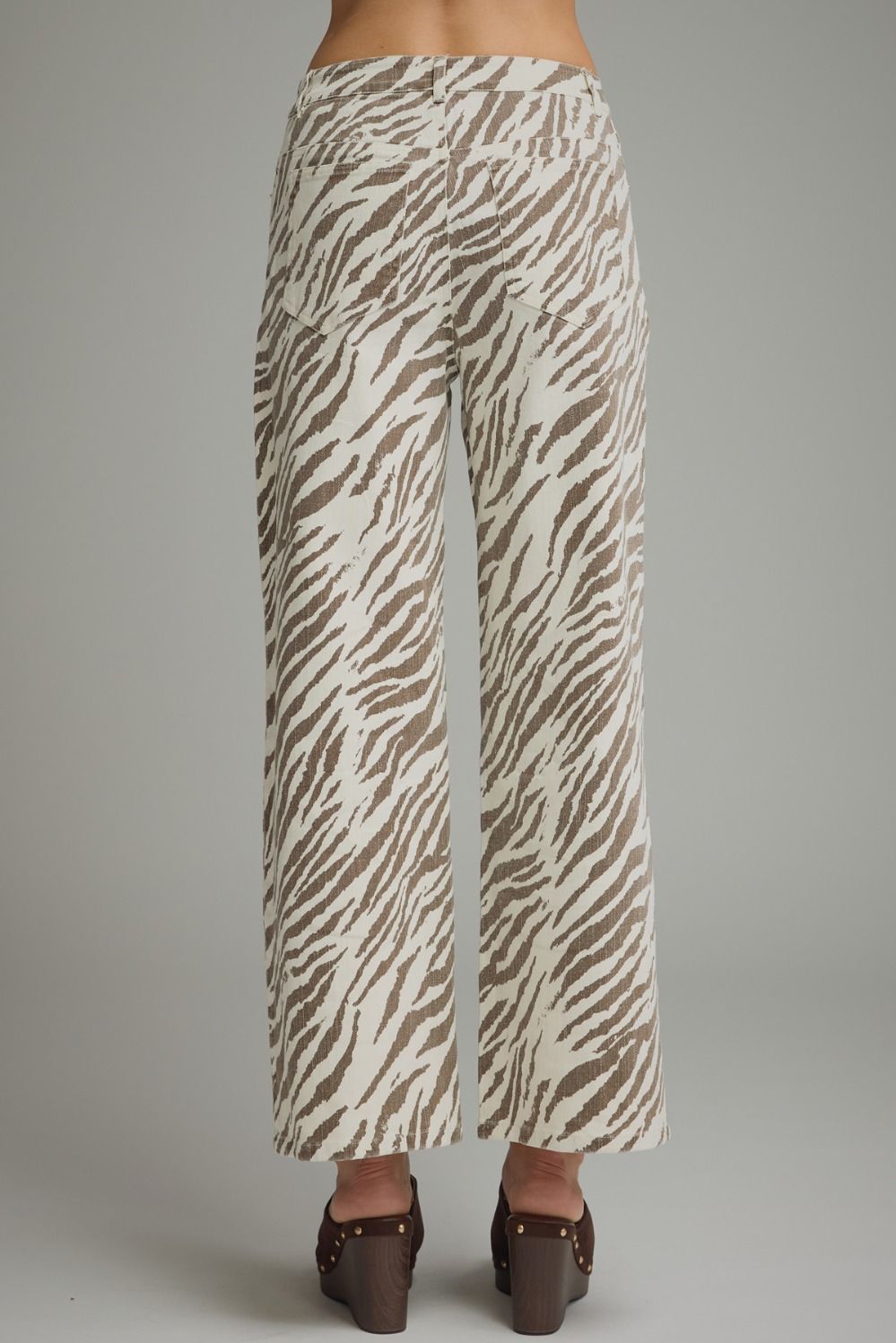 Walk on the Wild Side Pants in Washed Brown