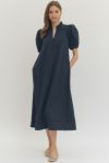 Simple and Easy Maxi Dress in Navy