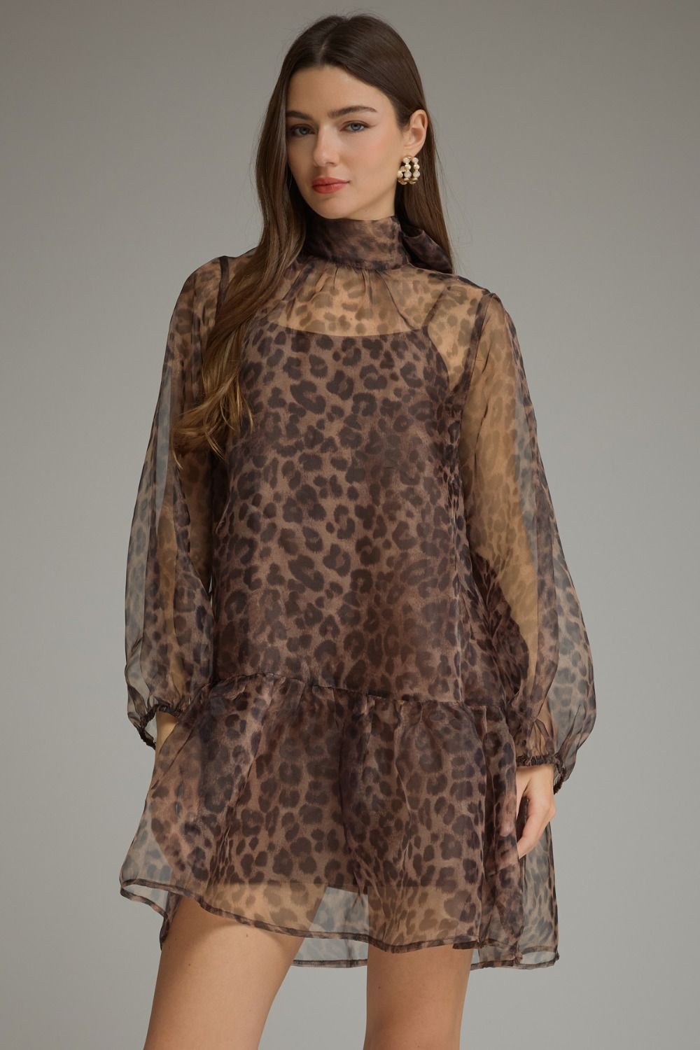 Wild Side Leopard Mini Dress