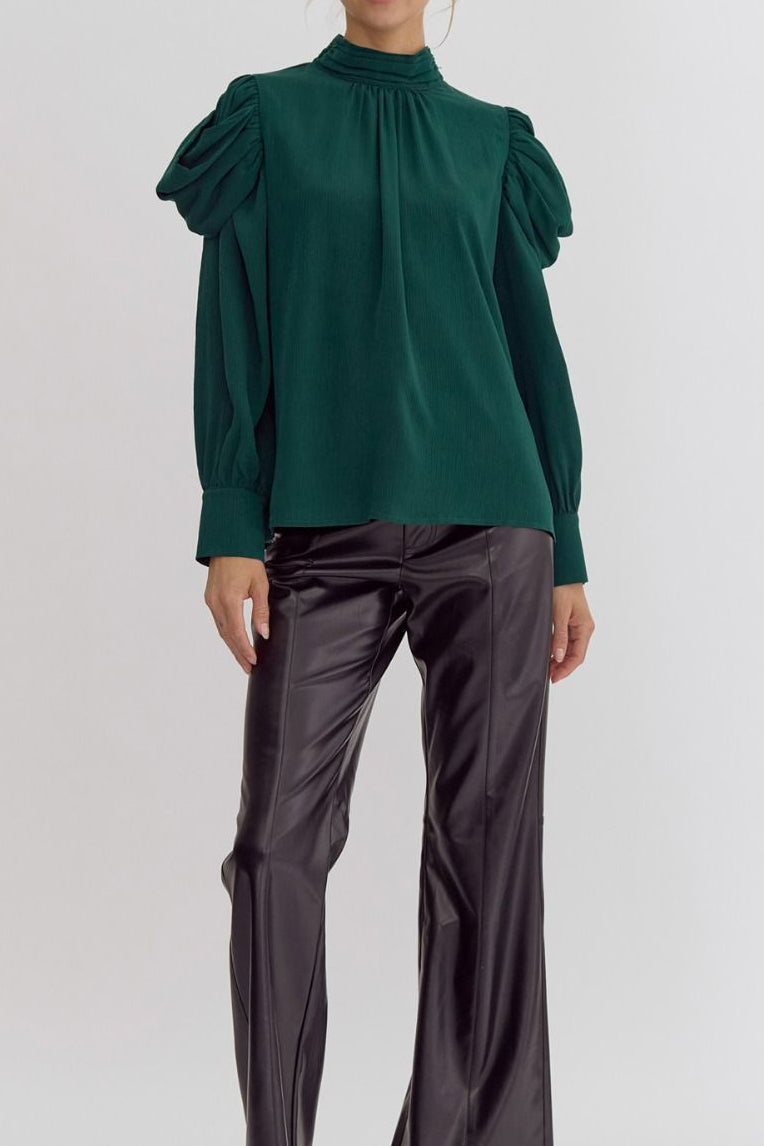 Simply Stunning Hunter Green Top