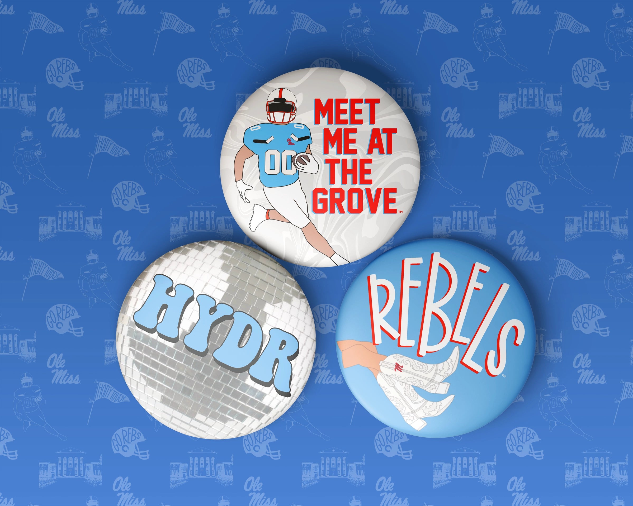 HYDR Disco Game Day Button