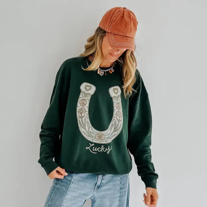 Lucky Horseshoe Sweatshirt