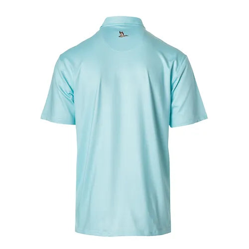 Toddler & Youth Roost Mallard Polo in Aqua/White