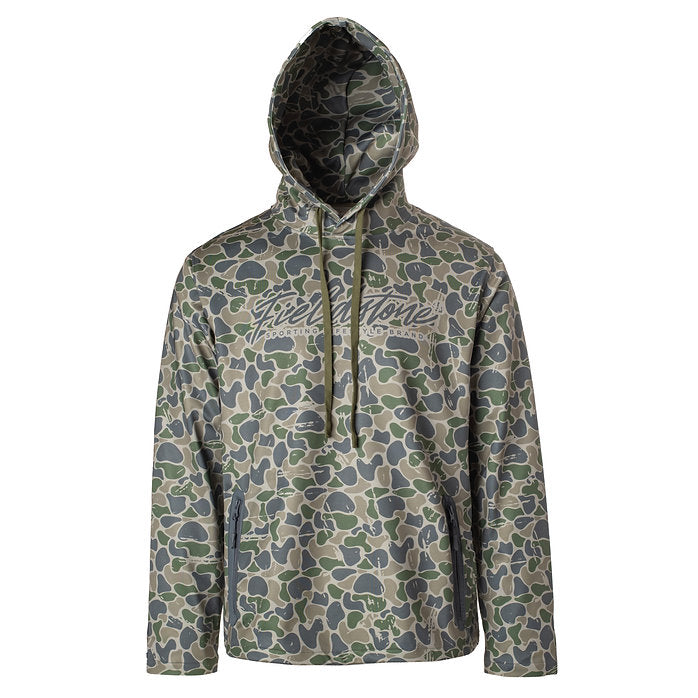 Men's Fieldstone Backwoods Script Camo Hoodie