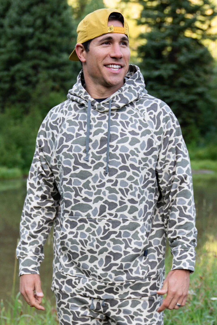 Burlebo Fleece Hoodie - Deer Camo