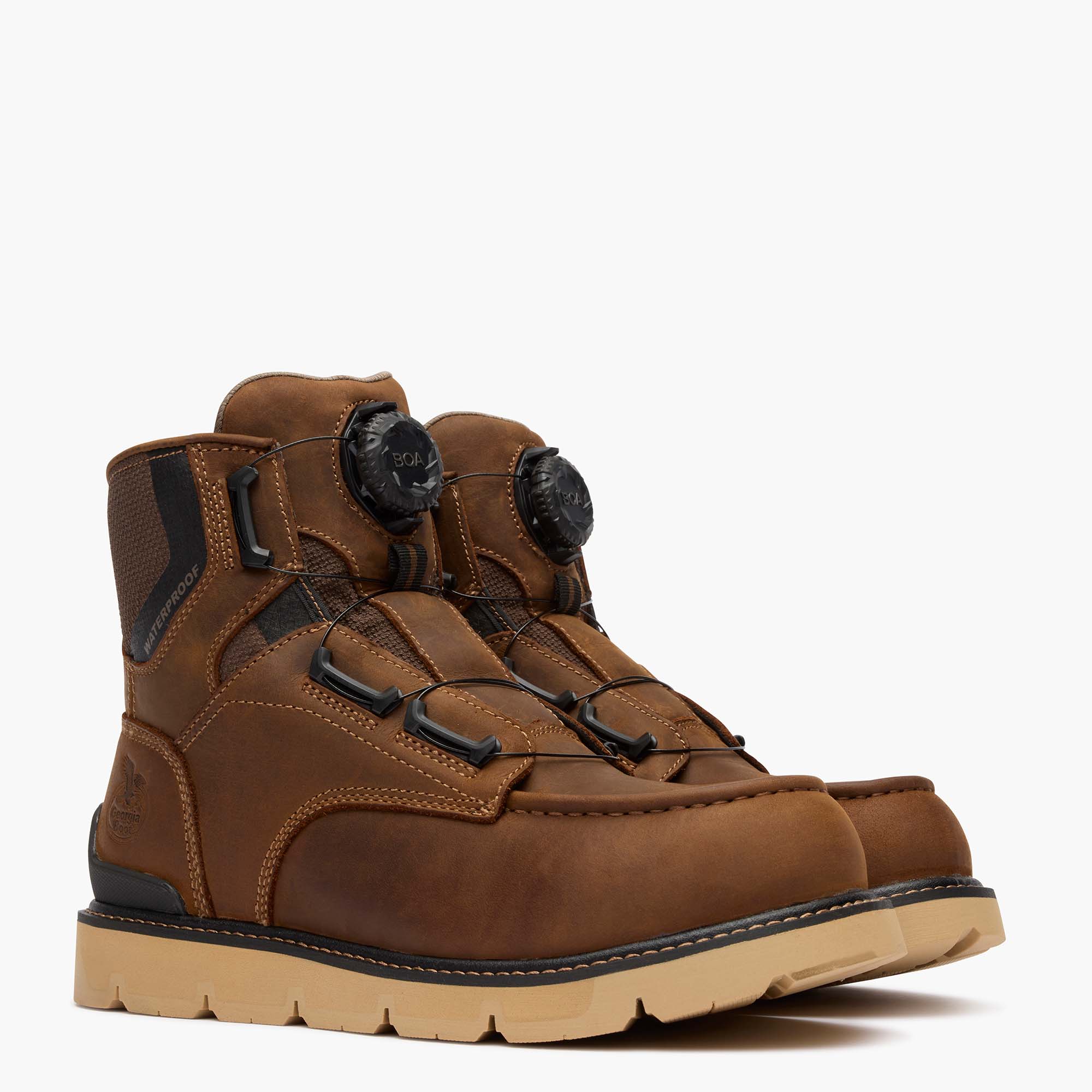 Men's Georgia 6" Carbon Flex BOA® Waterproof Carbon Moc Toe Work Boot