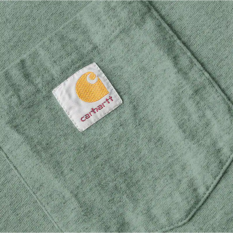 Carhartt K87 Loose Fit T-Shirt in Green Slate Heather