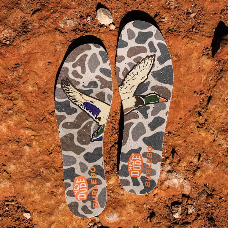 Men's HEYDUDE X BURLEBO Wally Funk Burlebo Deer Camo