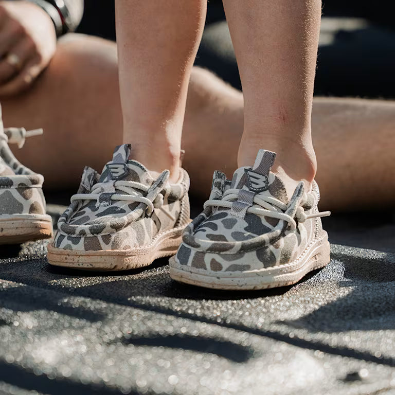Toddler HEYDUDE X BURLEBO Wally Funk Deer Camo