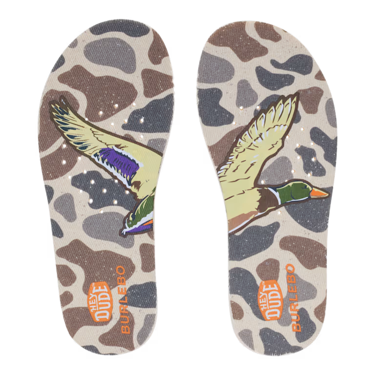 Toddler HEYDUDE X BURLEBO Wally Funk Deer Camo