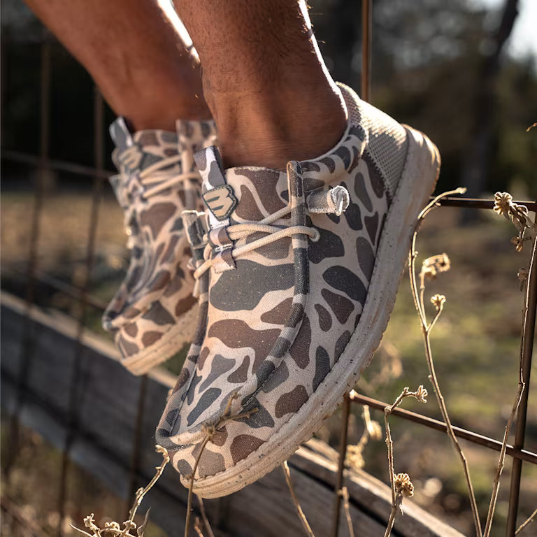 Men's HEYDUDE X BURLEBO Wally Funk Burlebo Deer Camo