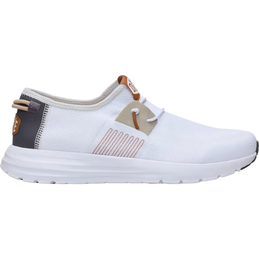 Hey Dude Men's Sirocco Stretch Sox in White/Multi