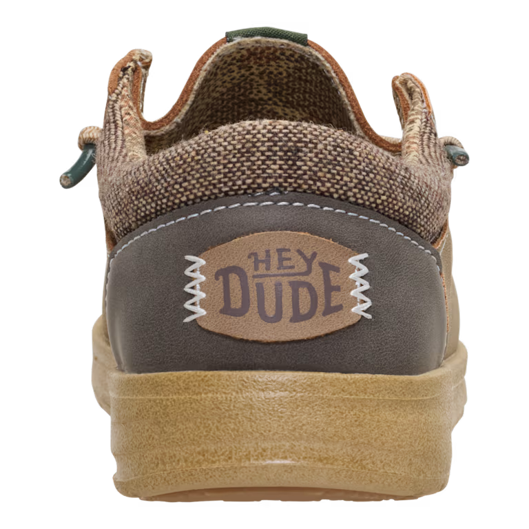 Hey Dude Youth Paul Classic in Nut (Sizes 11-7)