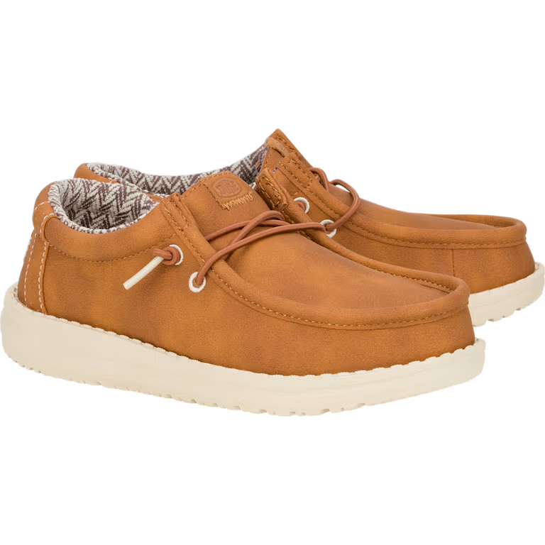 Hey Dude Wally Youth in Classic Tan