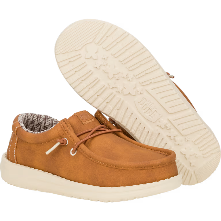 Hey Dude Wally Youth in Classic Tan