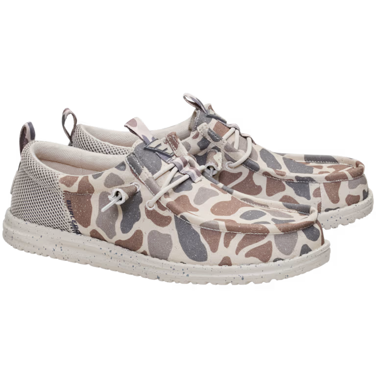 Men's HEYDUDE X BURLEBO Wally Funk Burlebo Deer Camo