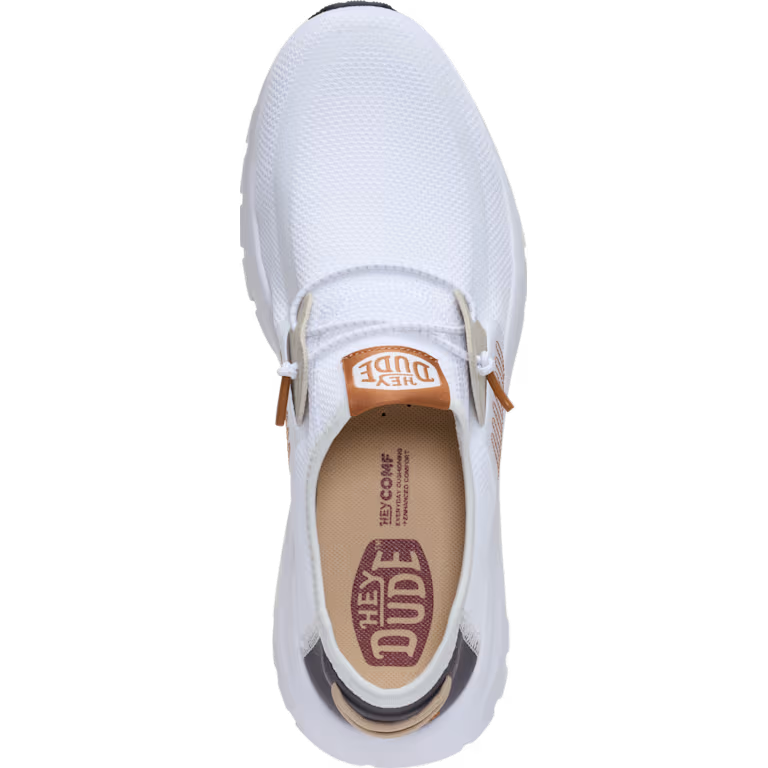 Hey Dude Men's Sirocco Stretch Sox in White/Multi