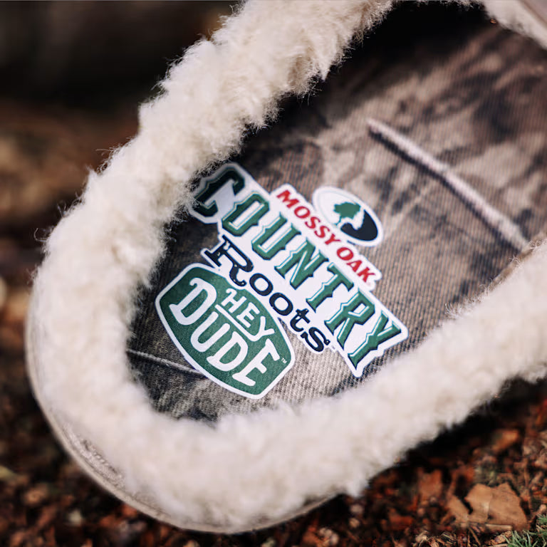 Men's Hey Dude Mossy Oak Country Roots Wally Camp Slip