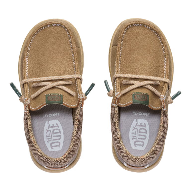 Hey Dude Toddler Paul Classic in Nut (Sizes C5-C10)