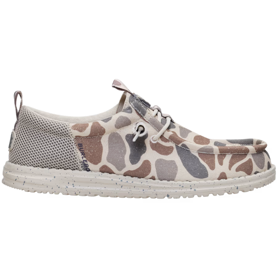 Men's HEYDUDE X BURLEBO Wally Funk Burlebo Deer Camo