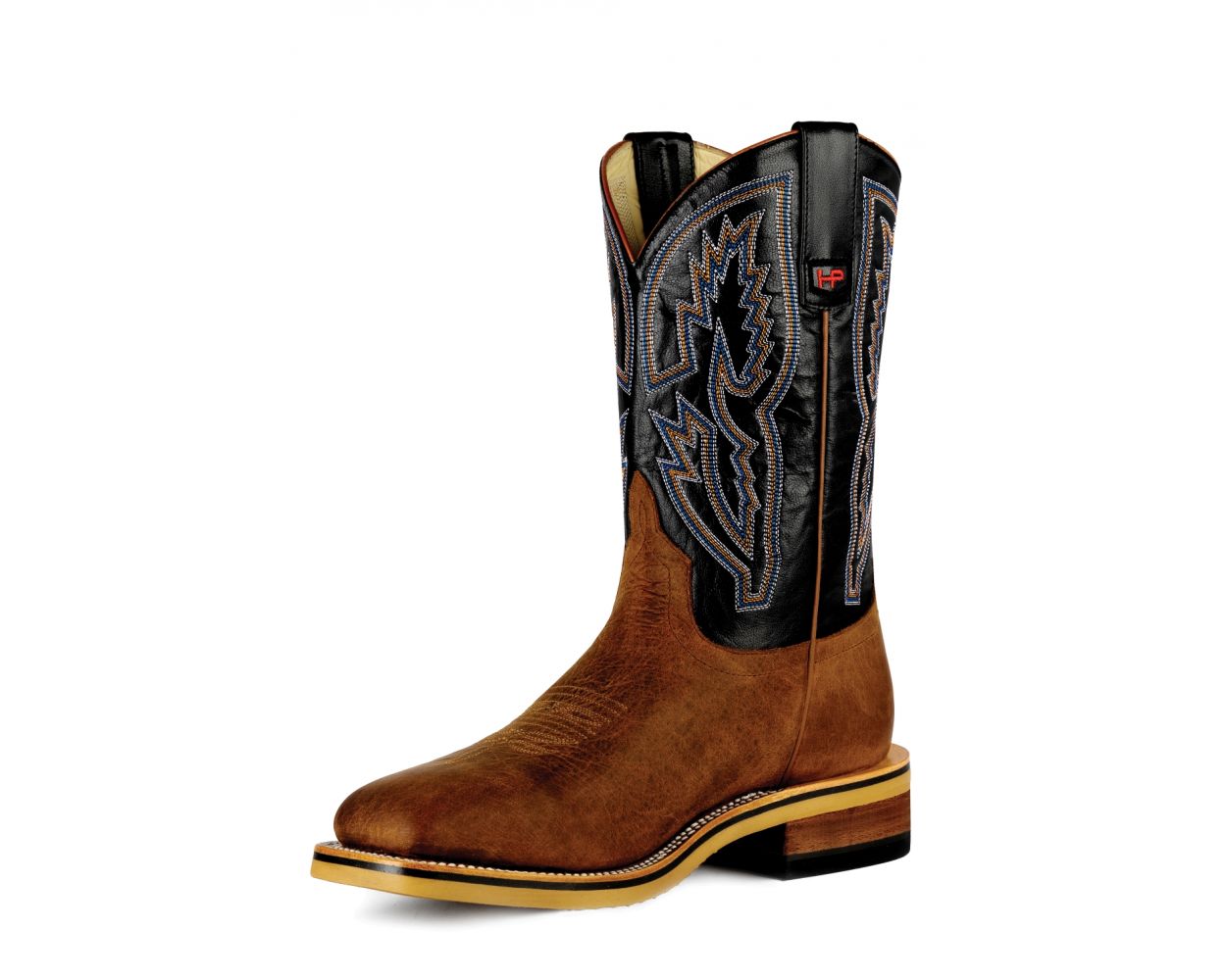 Bota de trabajo con punta de acero Bison desgastada Horse Power para hombre