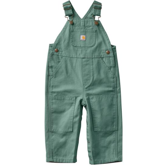Carhartt Infant & Toddler Loose Fit Canvas Bib Overalls in Sage