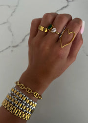Gold Heart Ring