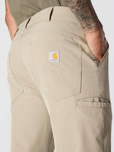 Carhartt Men's Slim Tapered Force Phoenix Pant in Cobblestone