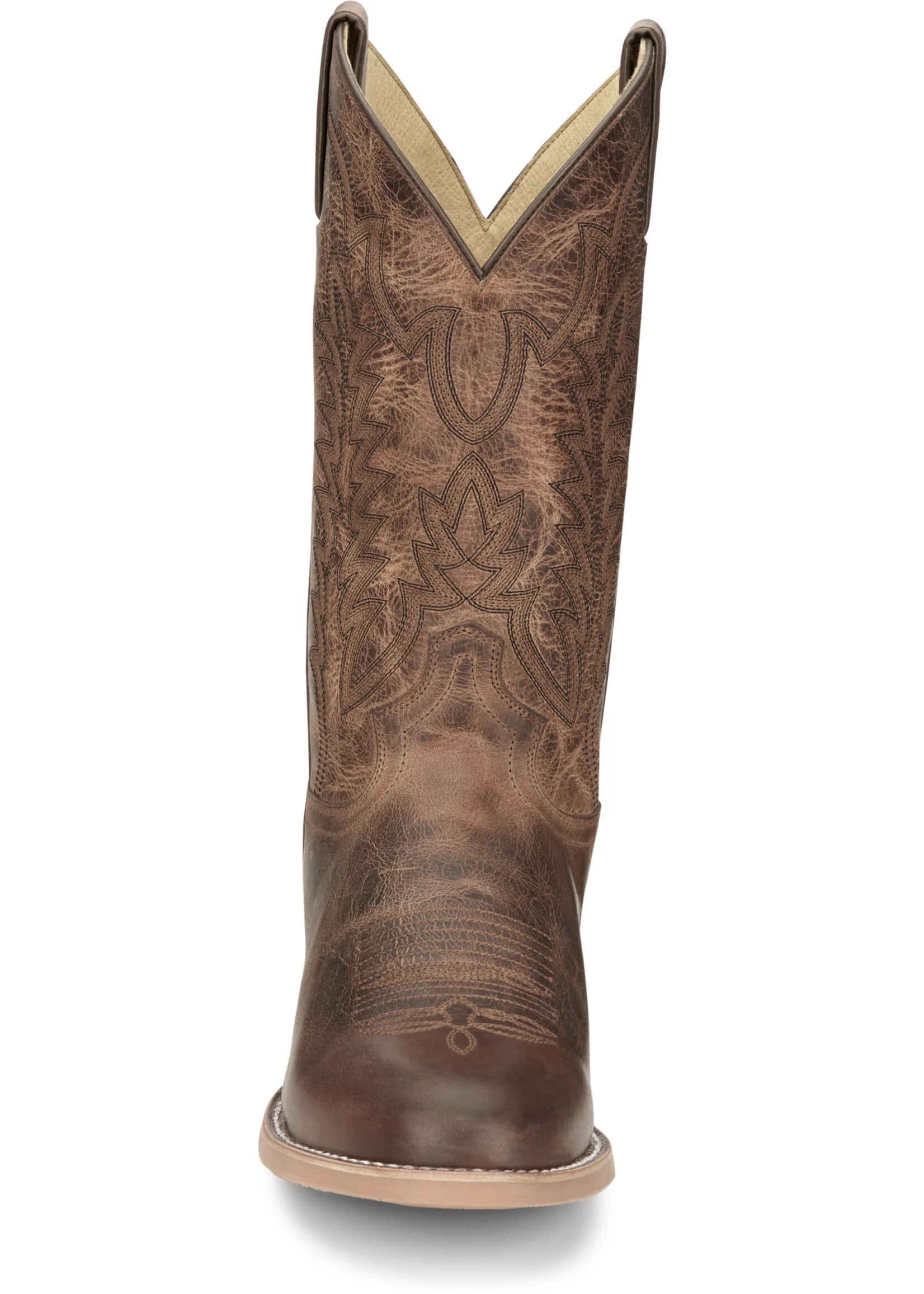 Men's Justin Clanton Khaki 12" Wide Round Toe