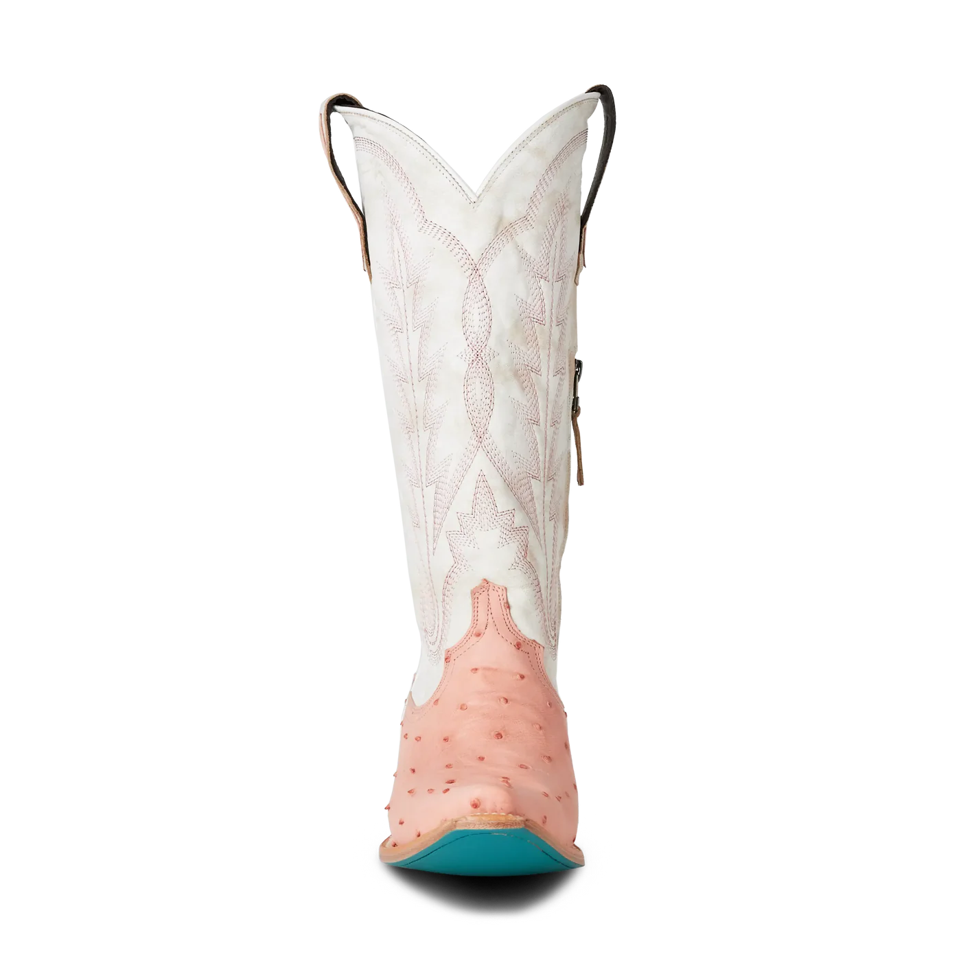 Women's Lane Skylight Boot in Blush Ostrich