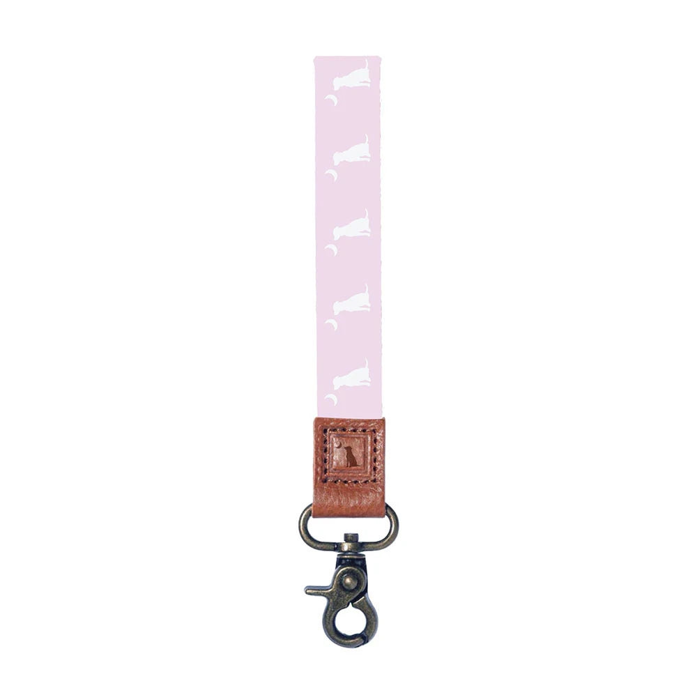 Local Girl | Wrist Lanyard - Pink Dog & Moon