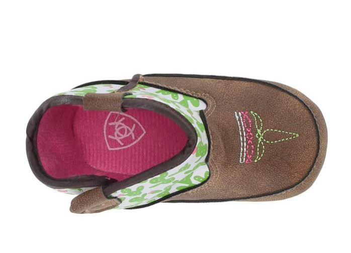 ARIAT INFANT LIL' STOMPER CACTUS WESTERN BOOTS