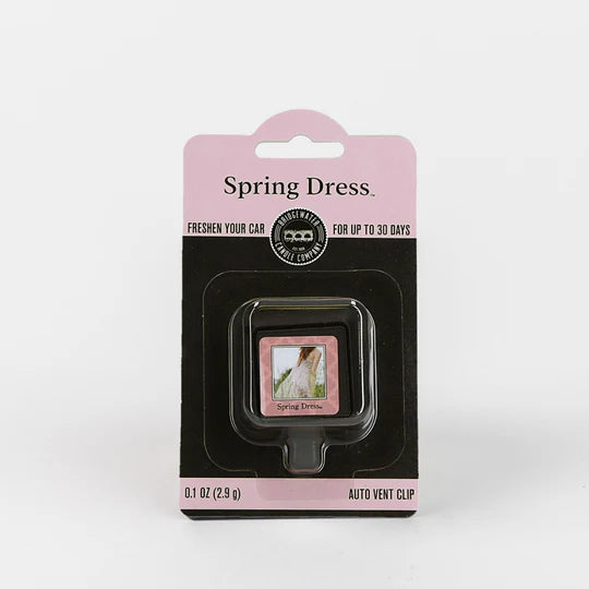 Sweet Grace Auto Vent Clip - Spring Dress