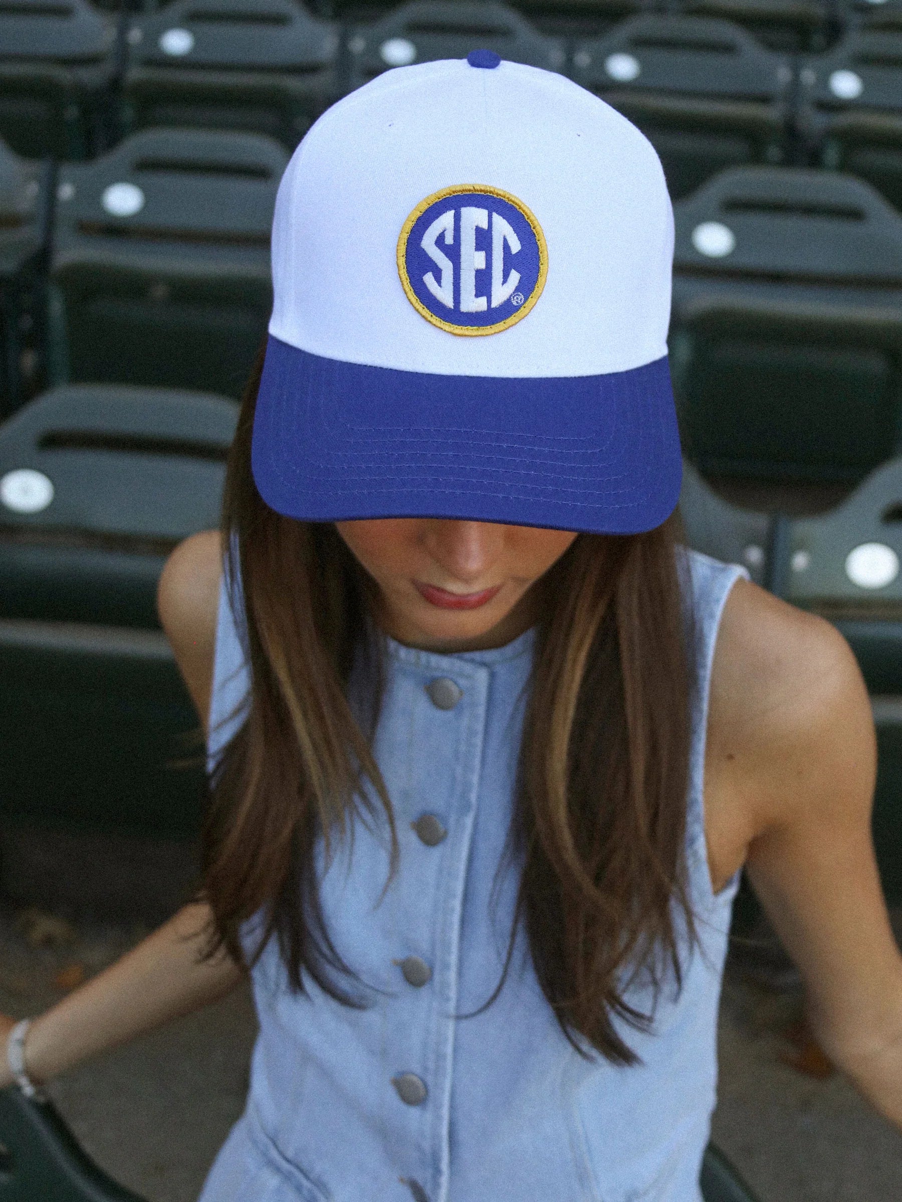 Sec 2 Tone Blue/Cream Hat