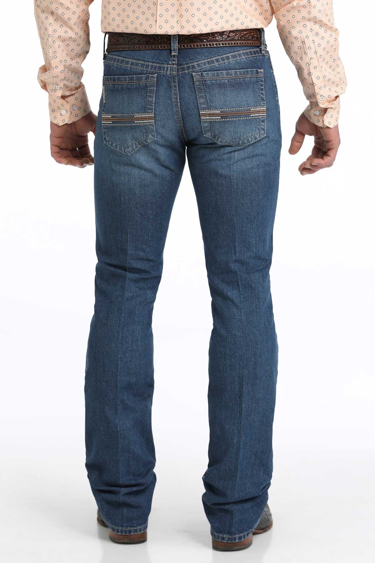 Men's Cinch Slim Fit Ian Medium Stone Jeans