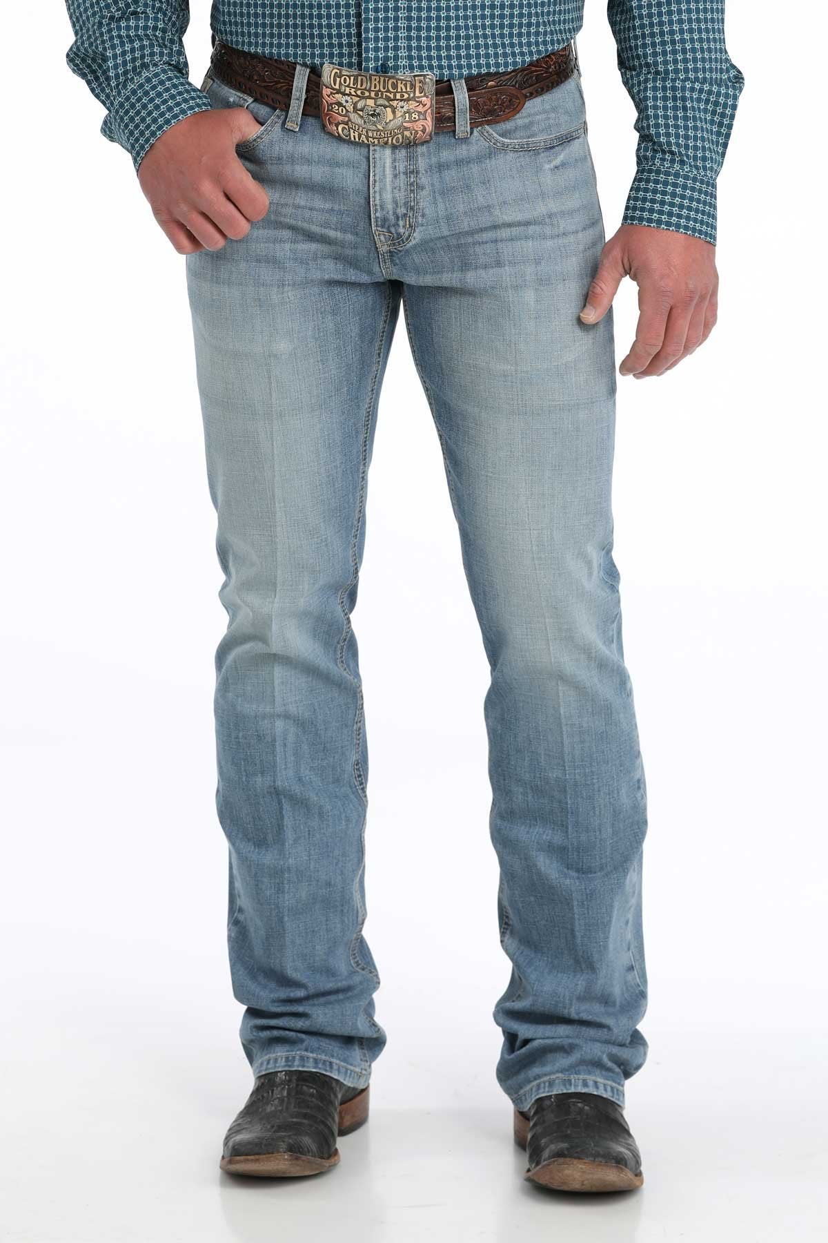 Men's Cinch Slim Fit Ian Light Stone Jeans
