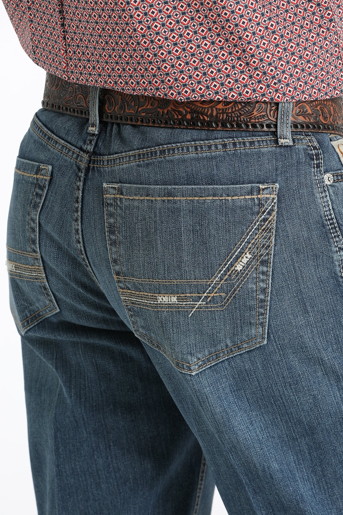 Men's Cinch Relaxed Fit Grant Jeans in Medium Stonewash