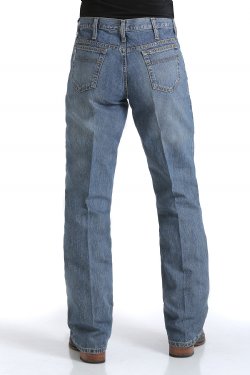 CINCH HOMBRE RELAXED FIT ETIQUETA BLANCA - PIEDRA MEDIA