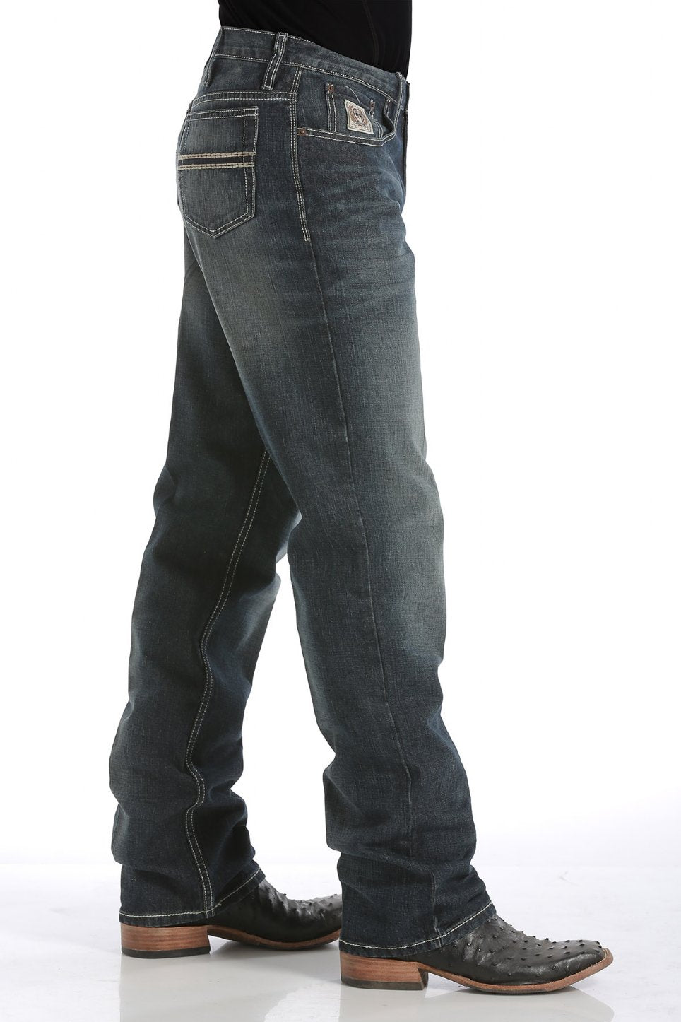 Men's Cinch Relaxed Fit White Label Dark Stone Jeans