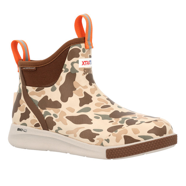 Women's XTRATUF Ankle Deck Boot Sport in Duck Camo