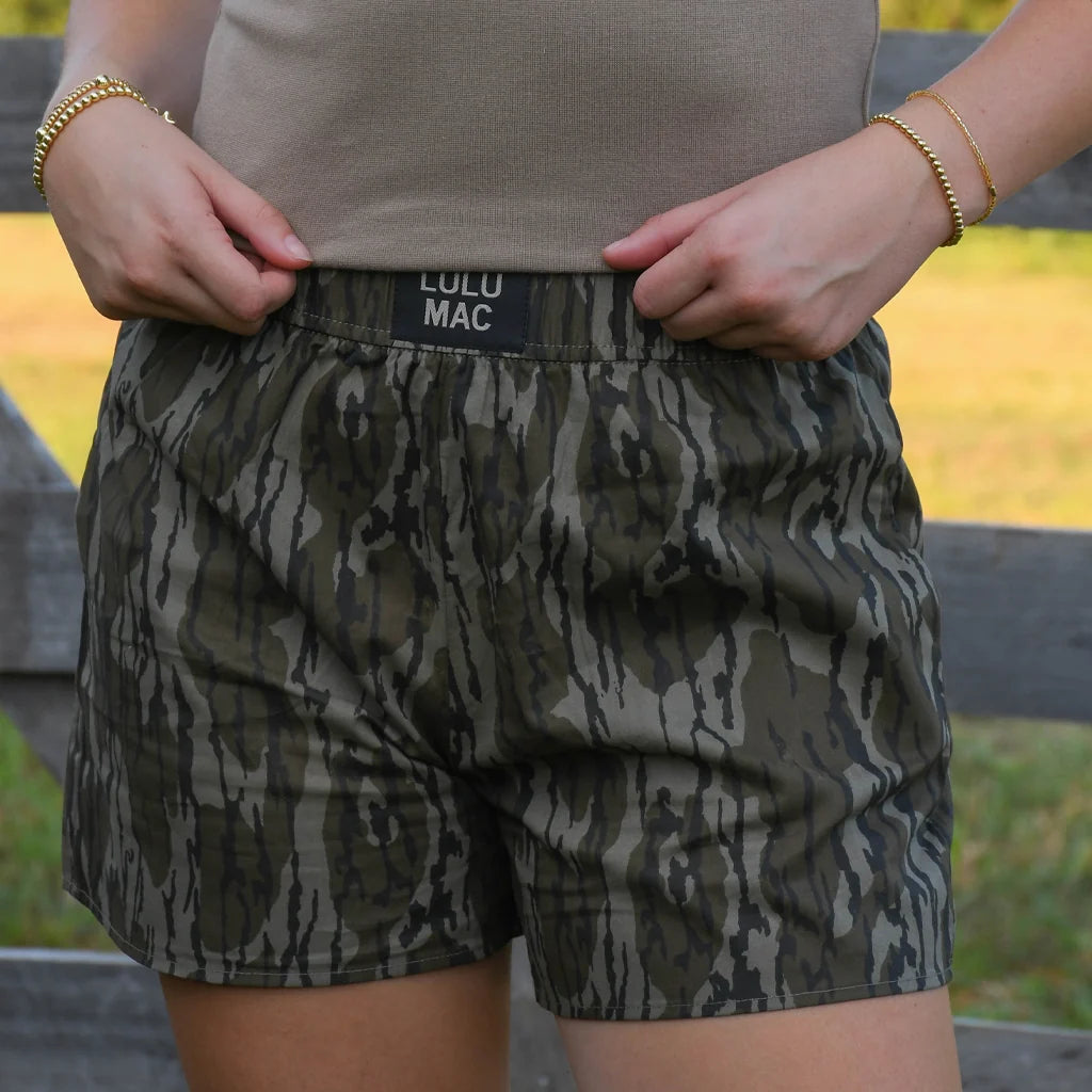 Lulu Mac | Mossy Oak Boxer Shorts