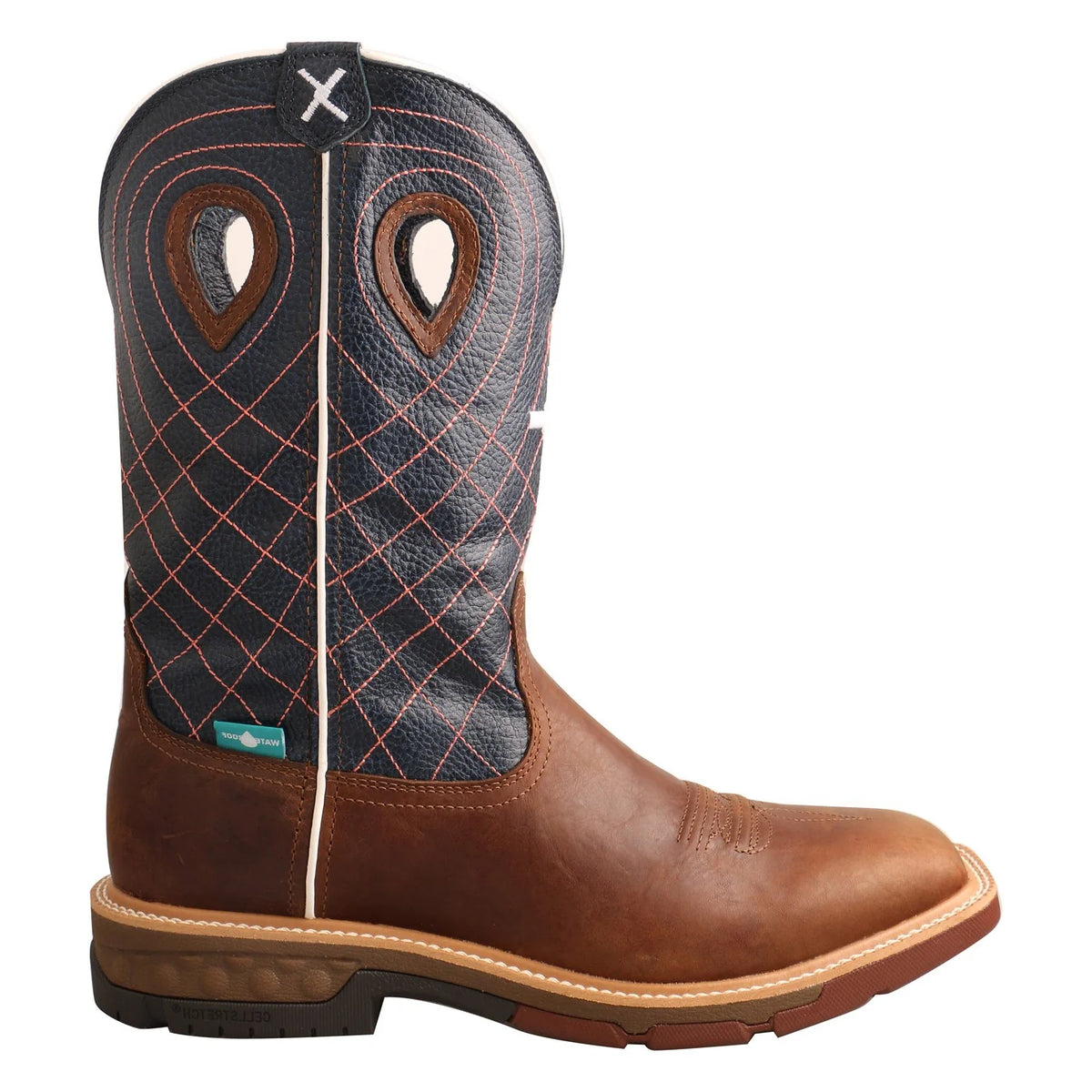 Twisted X | Men's 12" Waterproof Square Alloy Toe Work Boots