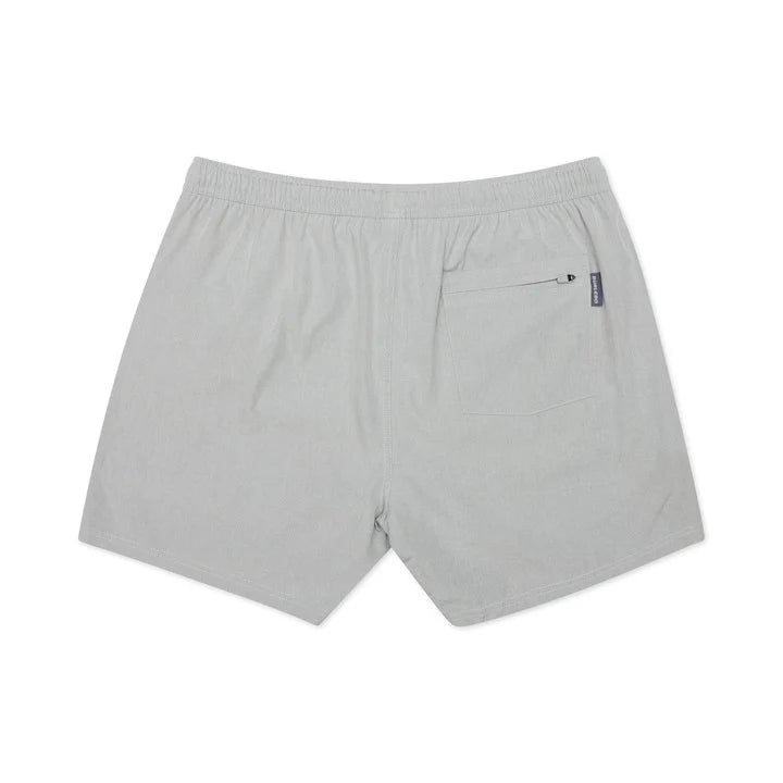 Men's Burlebo 7" Athletic Short - Light Grey - Grey Aztec Liner