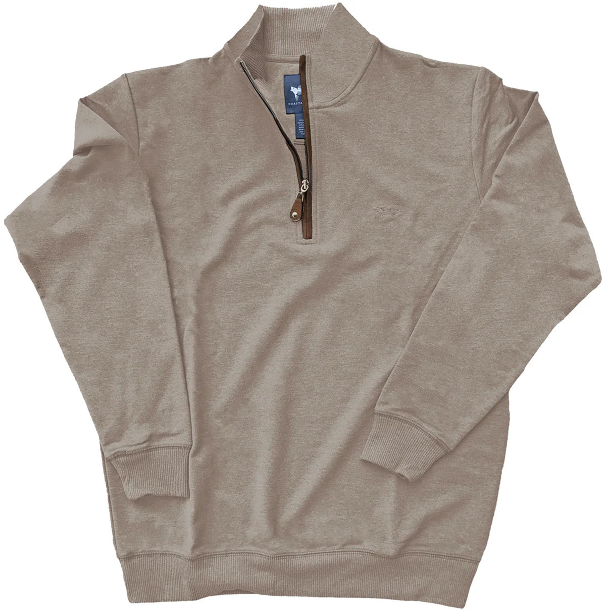 Coastal Cotton Men's 1/4 Zip Pullover in Hazel