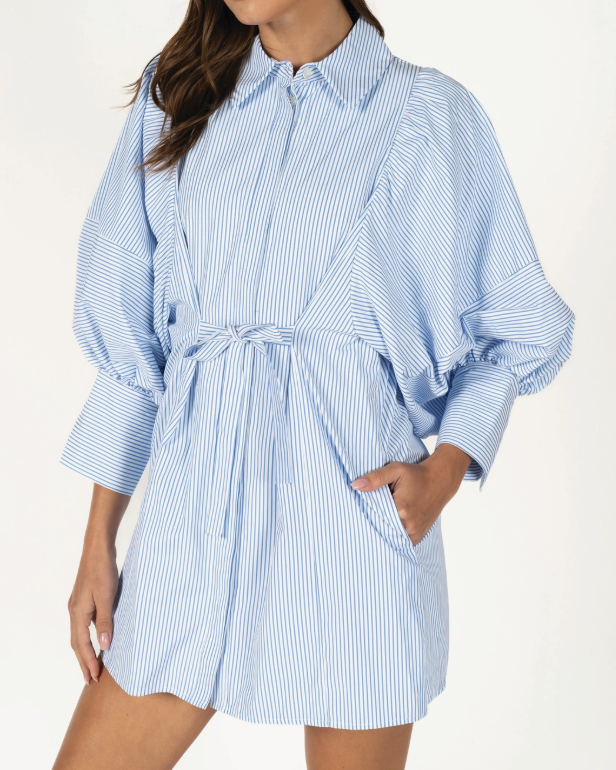 Put Together Pinstripe Dress